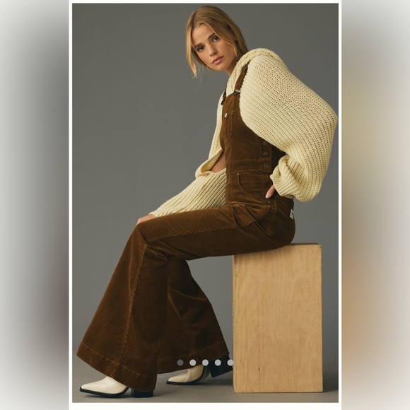 Anthropologie Pants - Lee for Anthropologie Brown Corduroy Jumpsuit